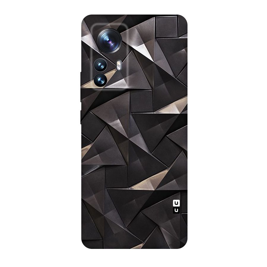 Carved Triangles Original Polycarbonate Back Case for Xiaomi 12 Pro