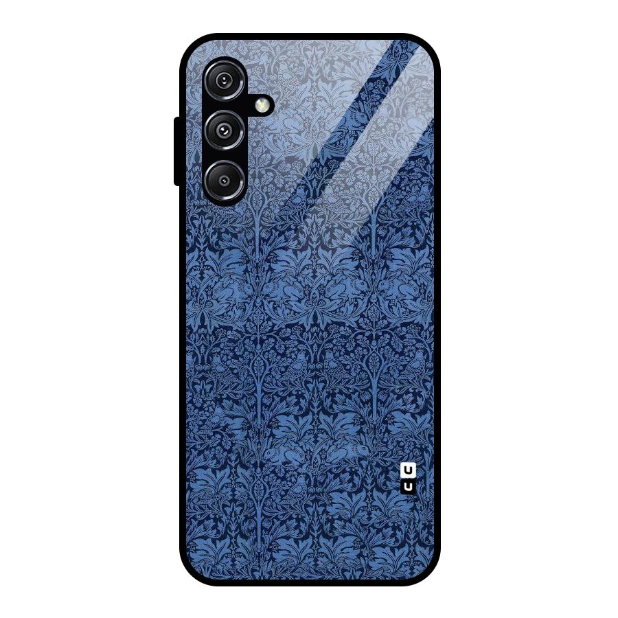 Carving Design Glass Back Case for Galaxy M34 5G