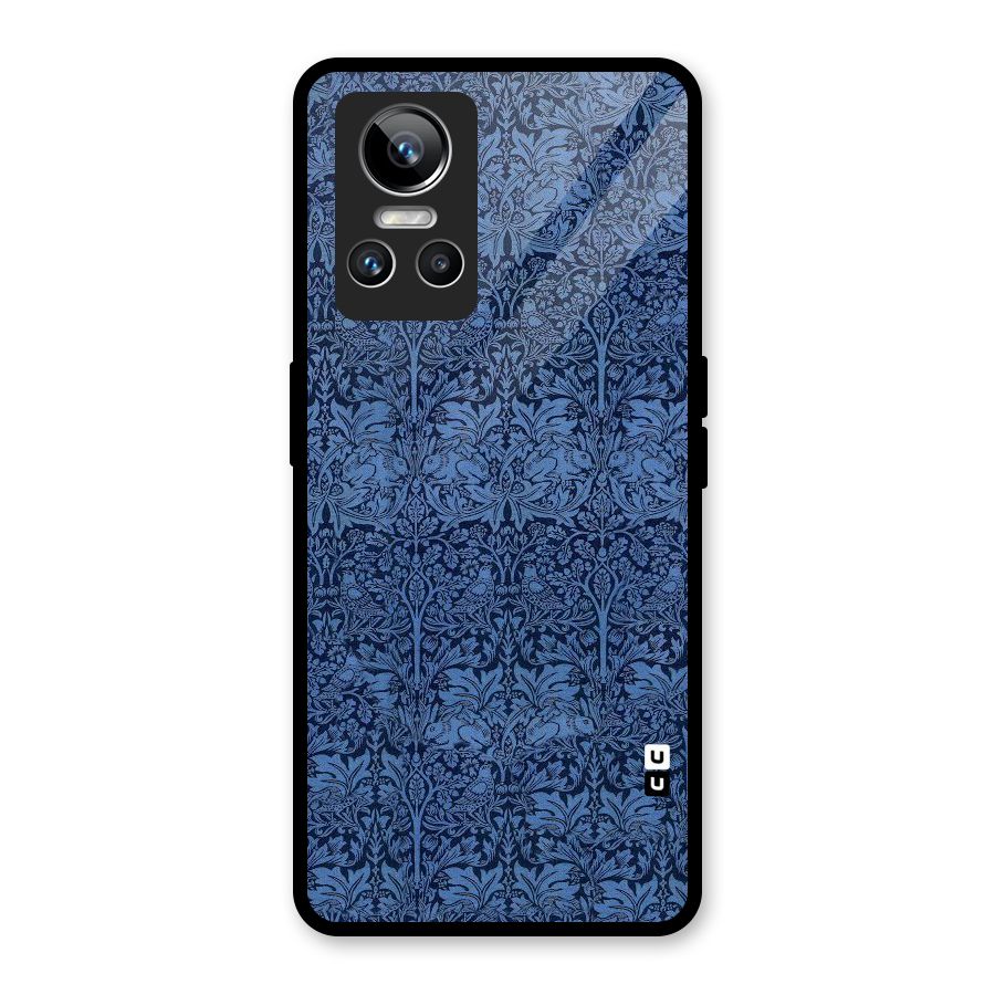 Carving Design Glass Back Case for Realme GT Neo 3