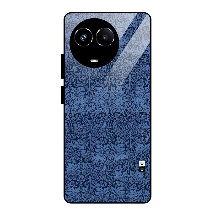 Carving Design Glass Back Case for Realme Narzo 60X