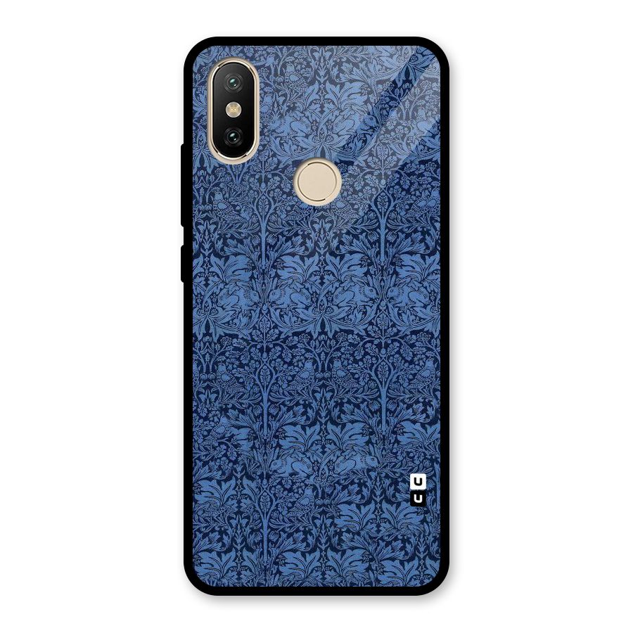 Carving Design Glass Back Case for Redmi A2