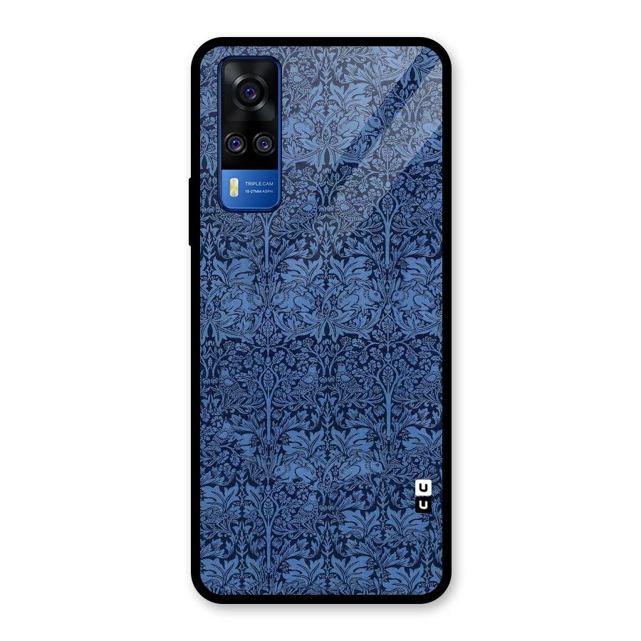 Carving Design Glass Back Case for Vivo Y31