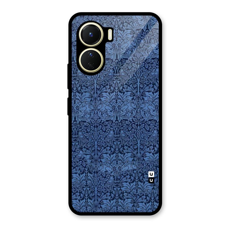 Carving Design Glass Back Case for Vivo Y56