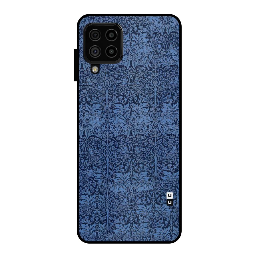 Carving Design Metal Back Case for Galaxy A22 4G