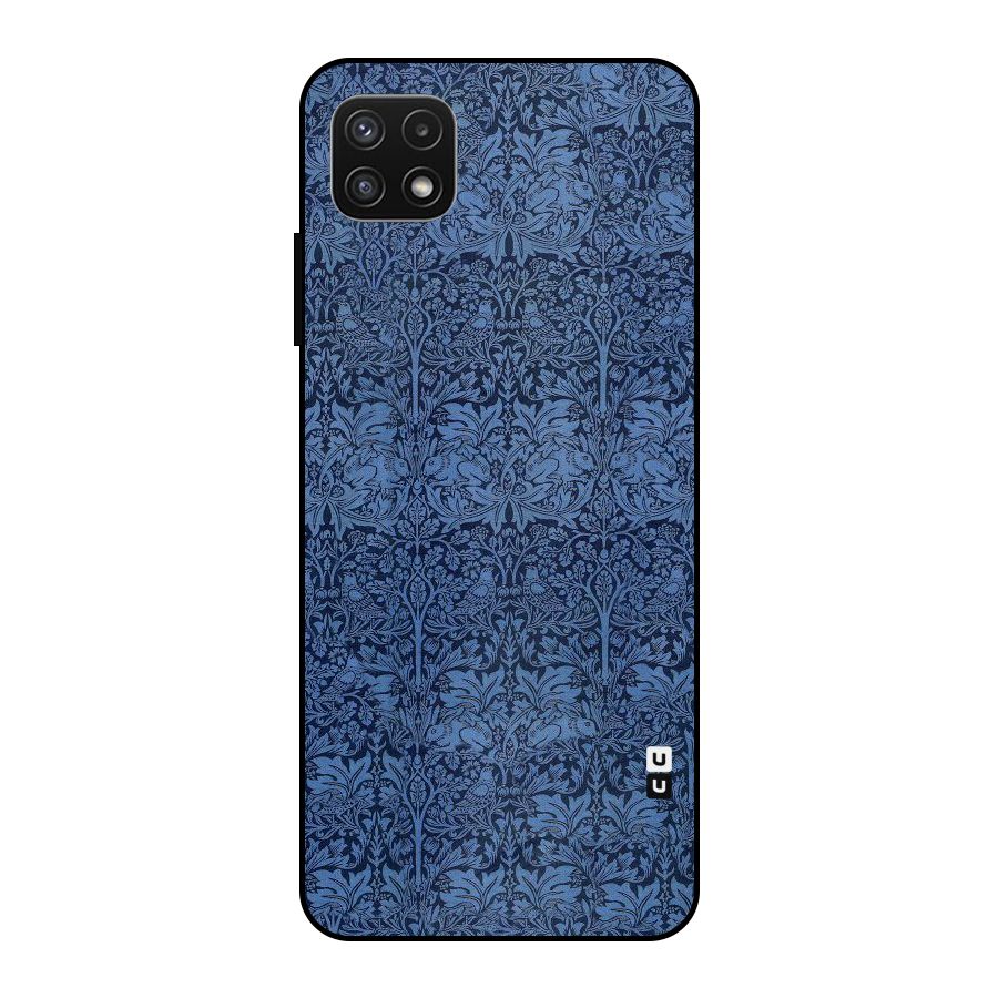 Carving Design Metal Back Case for Galaxy A22 5G