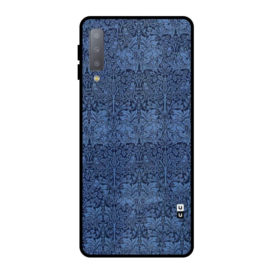 Carving Design Metal Back Case for Galaxy A7 (2018)