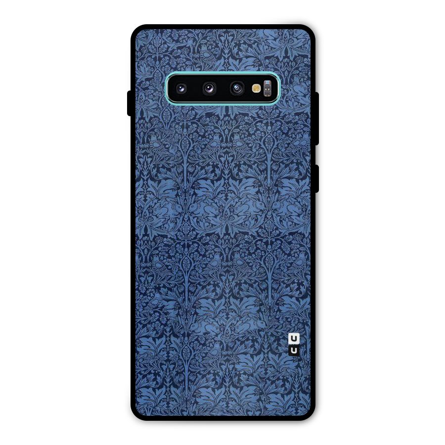 Carving Design Metal Back Case for Galaxy S10 Plus