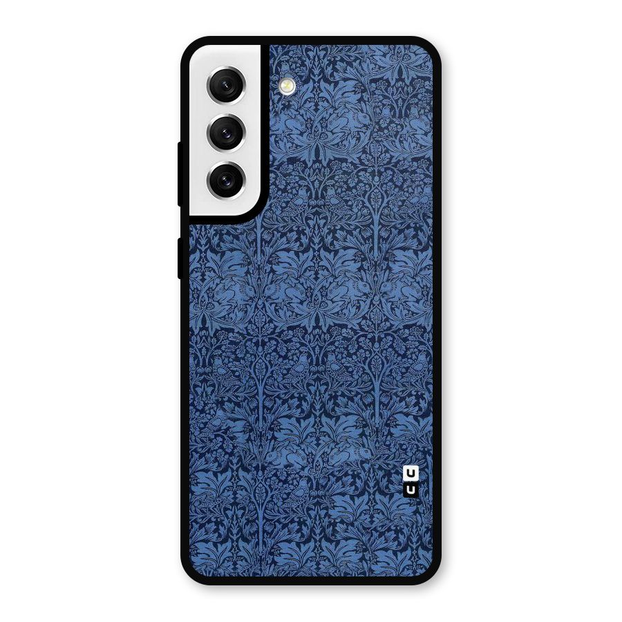 Carving Design Metal Back Case for Galaxy S21 FE 5G