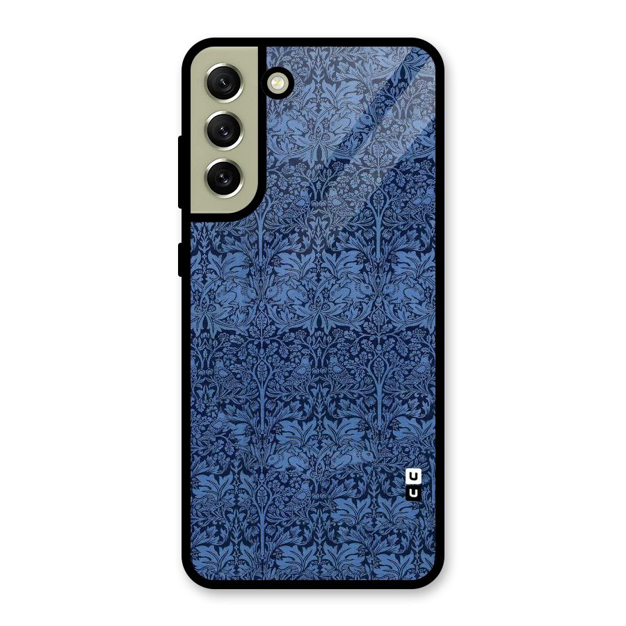 Carving Design Metal Back Case for Galaxy S21 FE 5G (2023)