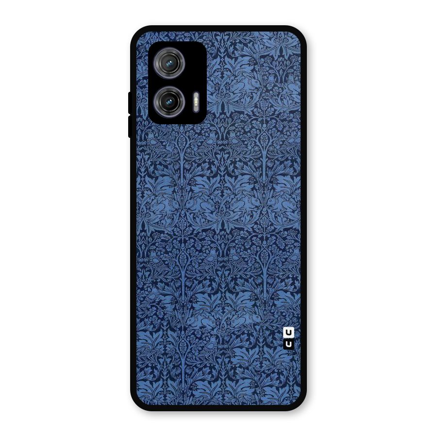 Carving Design Metal Back Case for Moto G73
