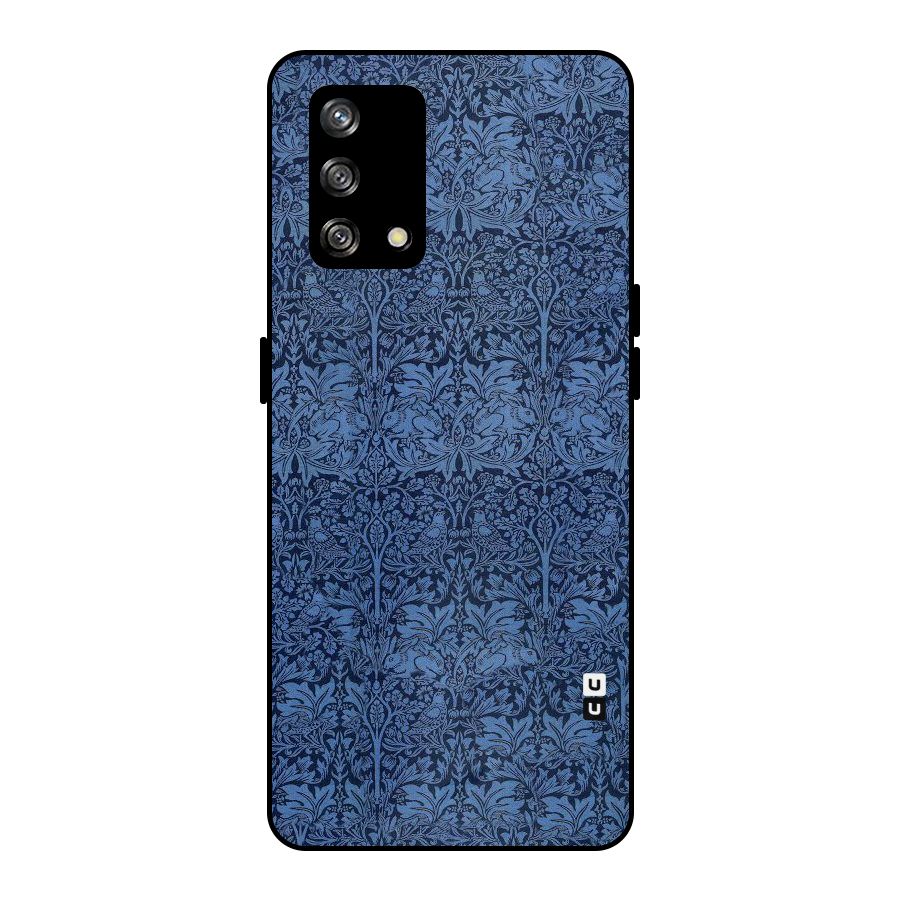 Carving Design Metal Back Case for Oppo F19