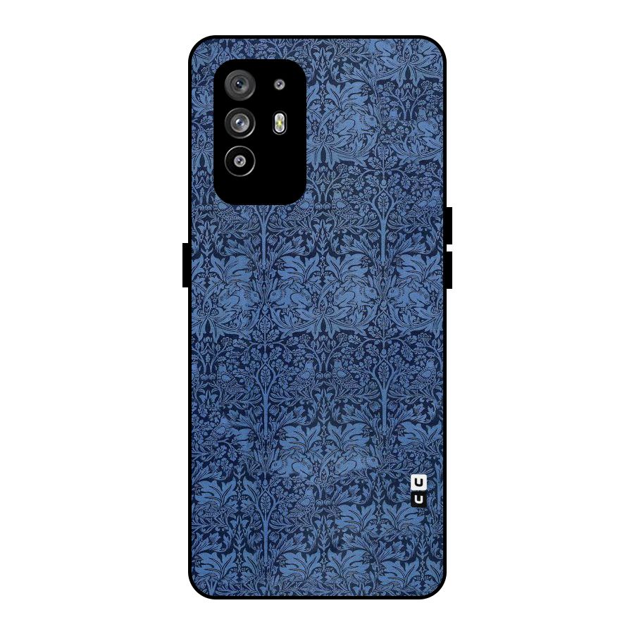 Carving Design Metal Back Case for Oppo F19 Pro Plus 5G