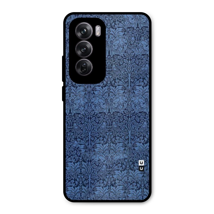 Carving Design Metal Back Case for Oppo Reno12 Pro