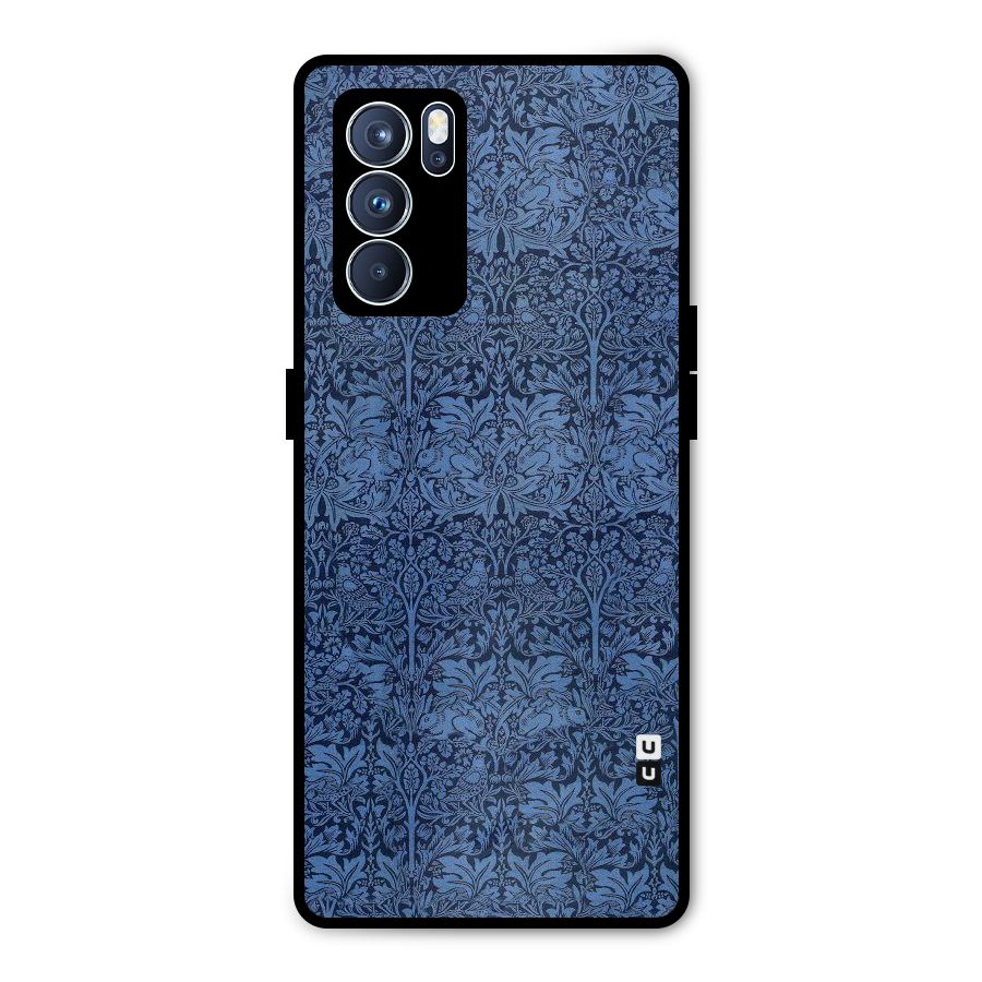 Carving Design Metal Back Case for Oppo Reno6 Pro 5G
