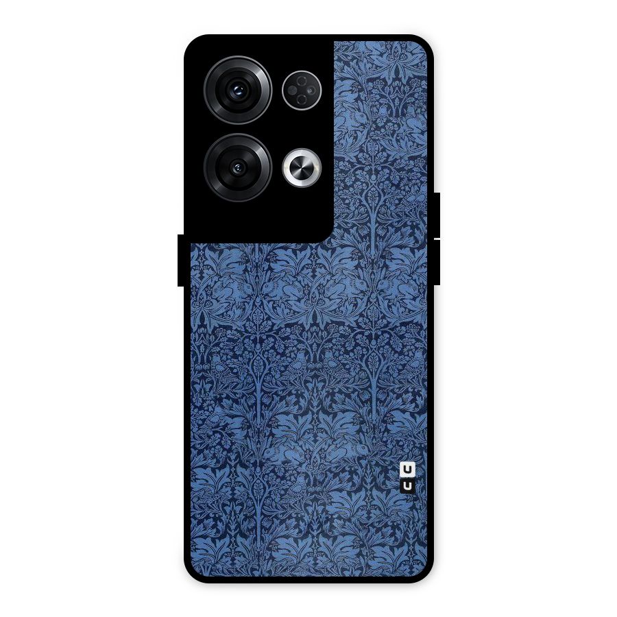 Carving Design Metal Back Case for Oppo Reno8 Pro 5G