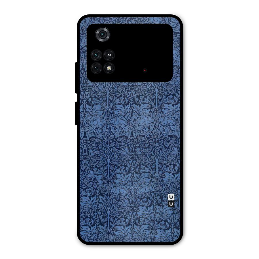 Carving Design Metal Back Case for Poco M4 Pro 4G