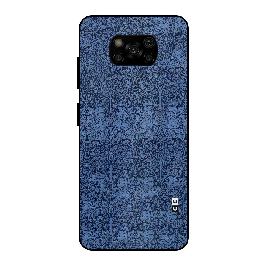 Carving Design Metal Back Case for Poco X3