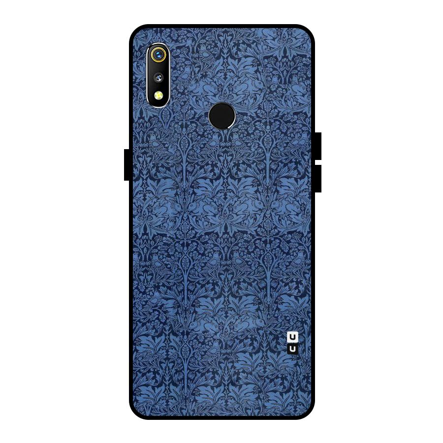 Carving Design Metal Back Case for Realme 3