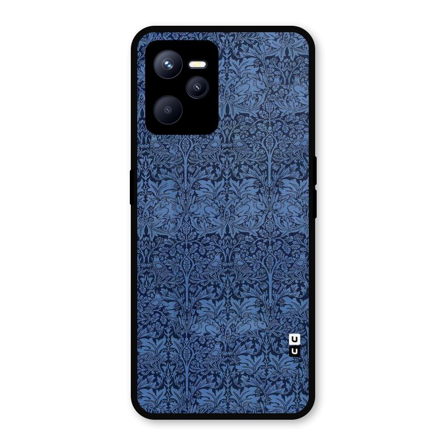 Carving Design Metal Back Case for Realme C35