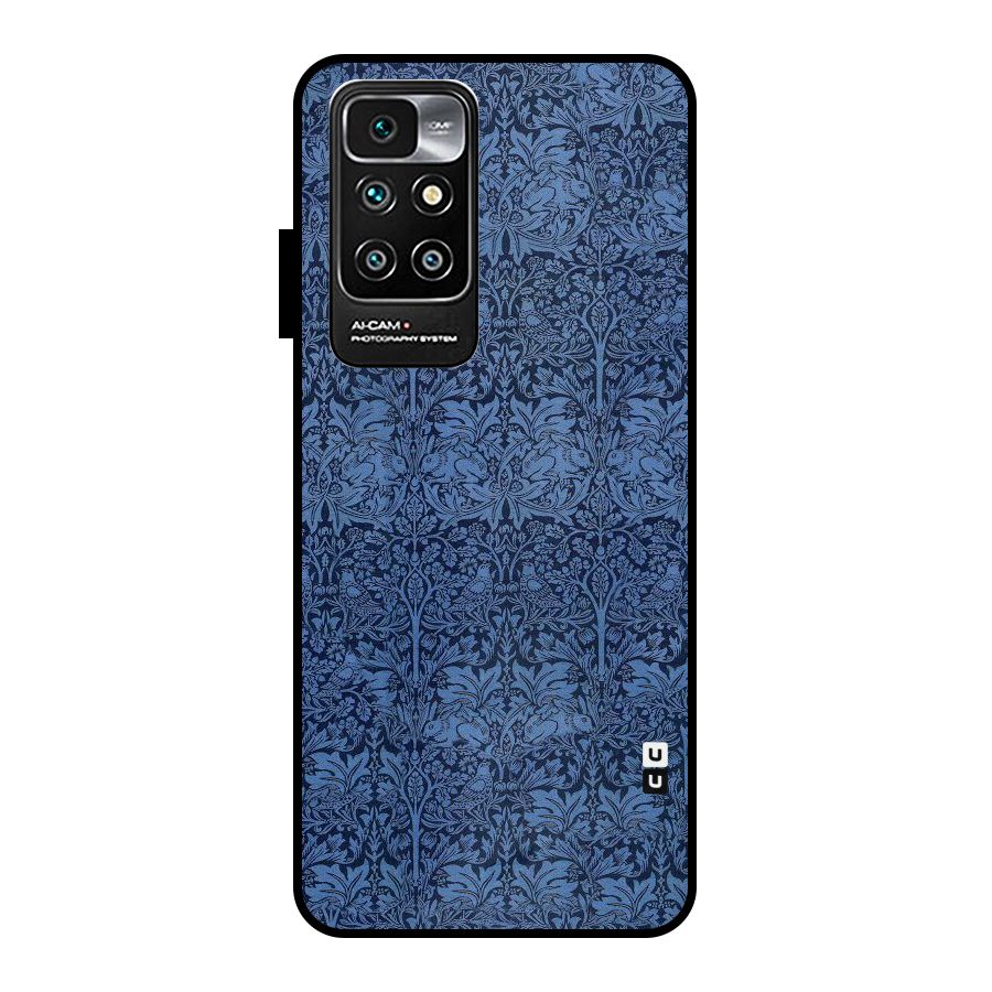 Carving Design Metal Back Case for Redmi 10 Prime