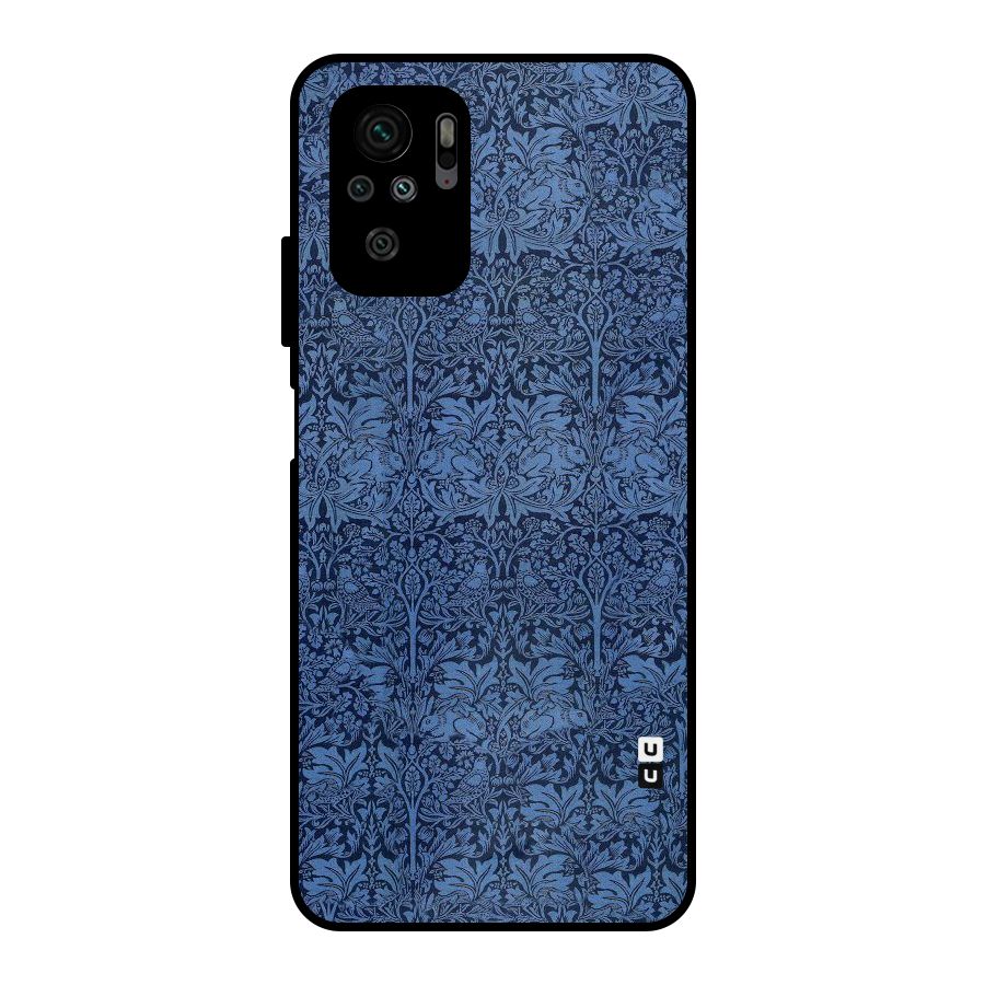 Carving Design Metal Back Case for Redmi Note 10S