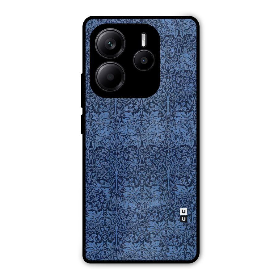 Carving Design Metal Back Case for Redmi Note 14 5G