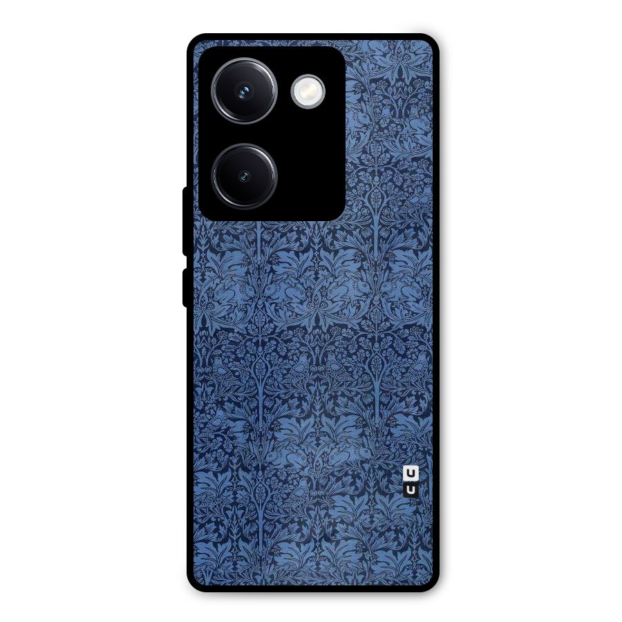 Carving Design Metal Back Case for Vivo Y300 Plus