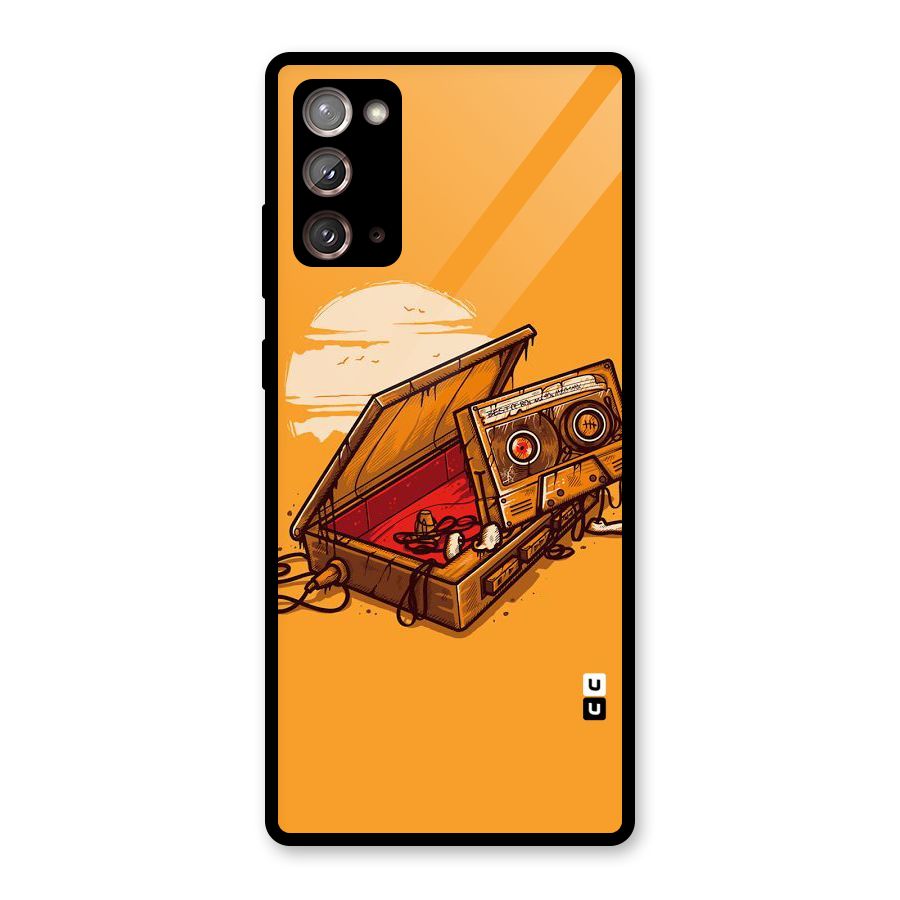 Casette Box Glass Back Case for Galaxy Note 20