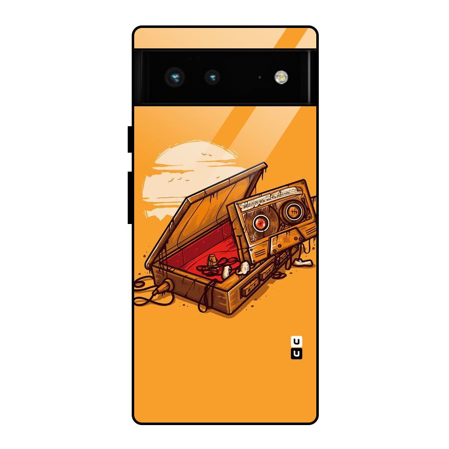 Casette Box Glass Back Case for Google Pixel 6