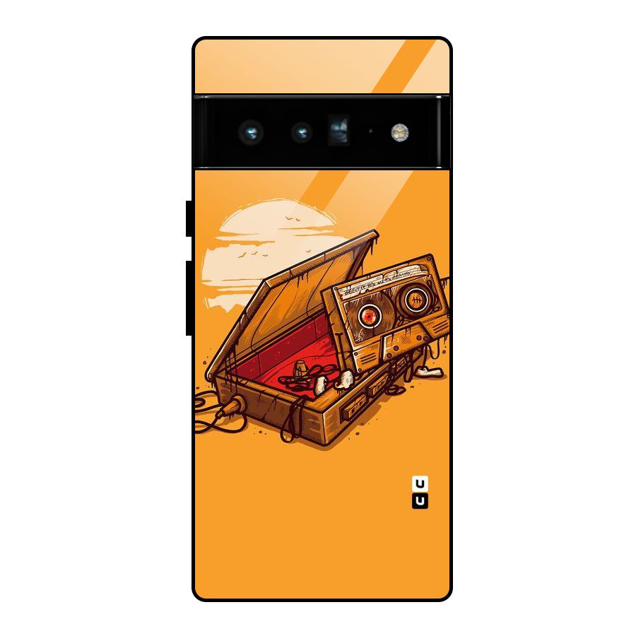Casette Box Glass Back Case for Google Pixel 6 Pro