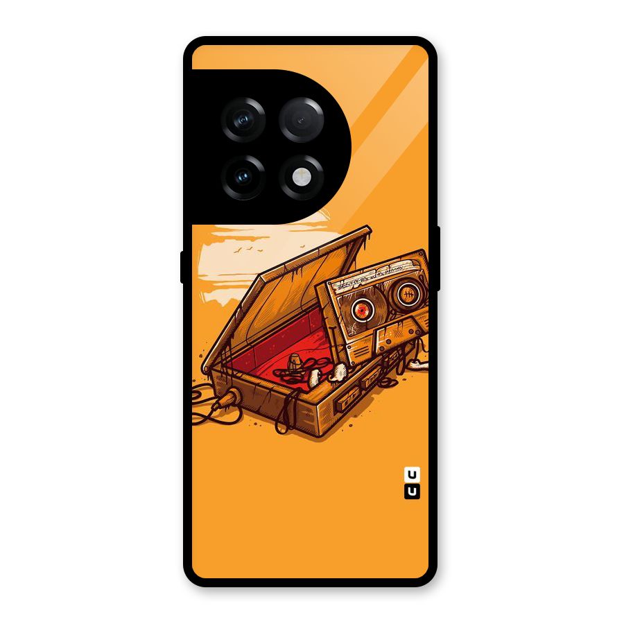 Casette Box Glass Back Case for OnePlus 11R