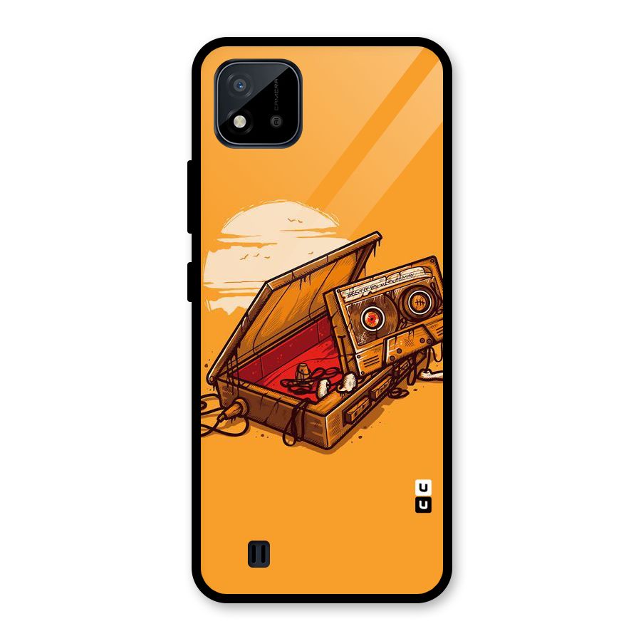 Casette Box Glass Back Case for Realme C11 2021