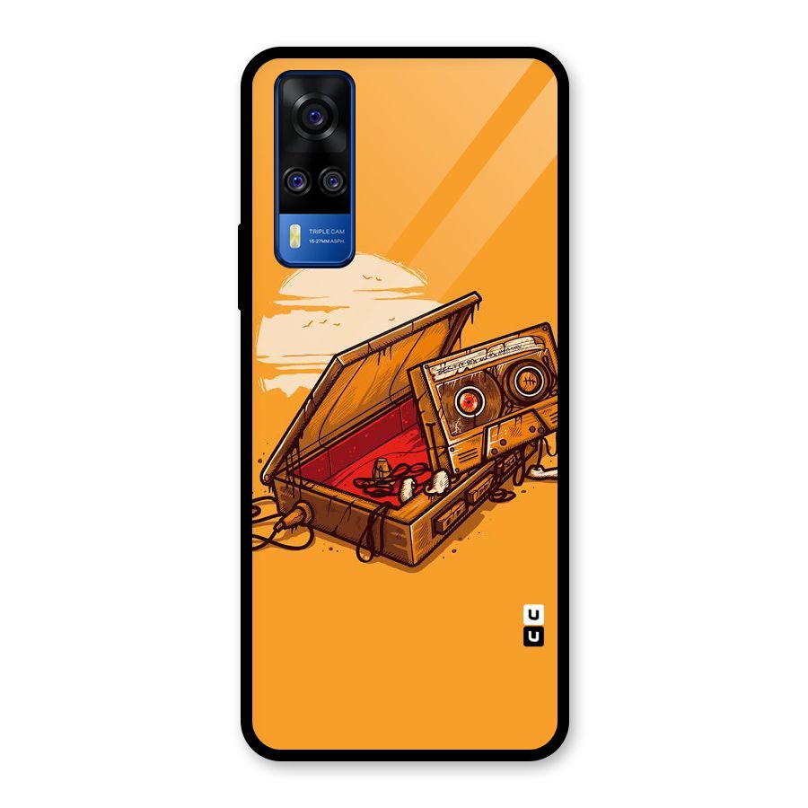 Casette Box Glass Back Case for Vivo Y31