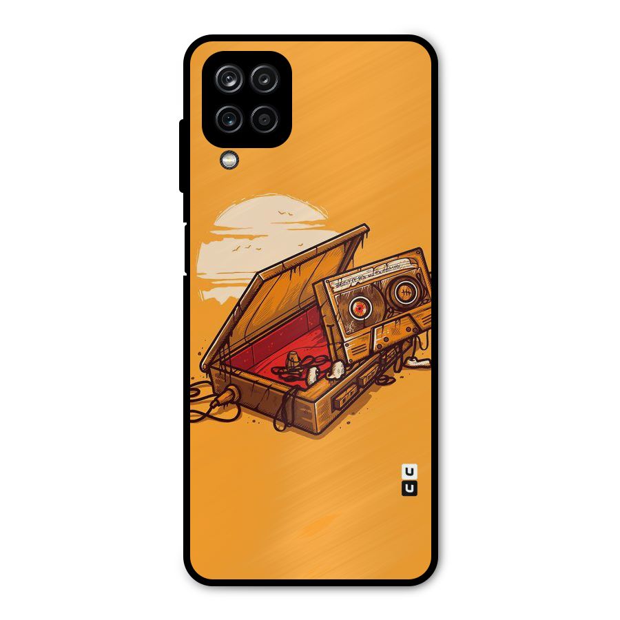 Casette Box Metal Back Case for Galaxy A12