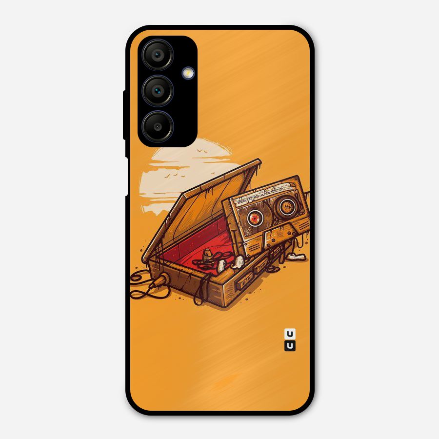 Casette Box Metal Back Case for Galaxy A15 5G