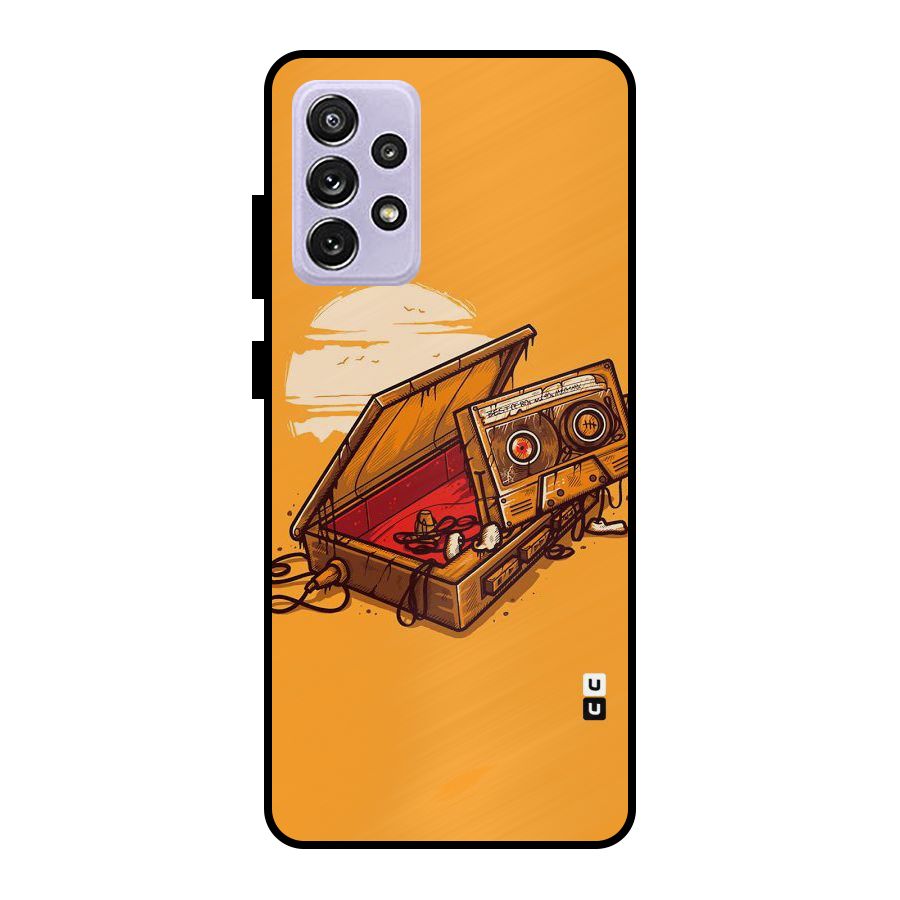 Casette Box Metal Back Case for Galaxy A72