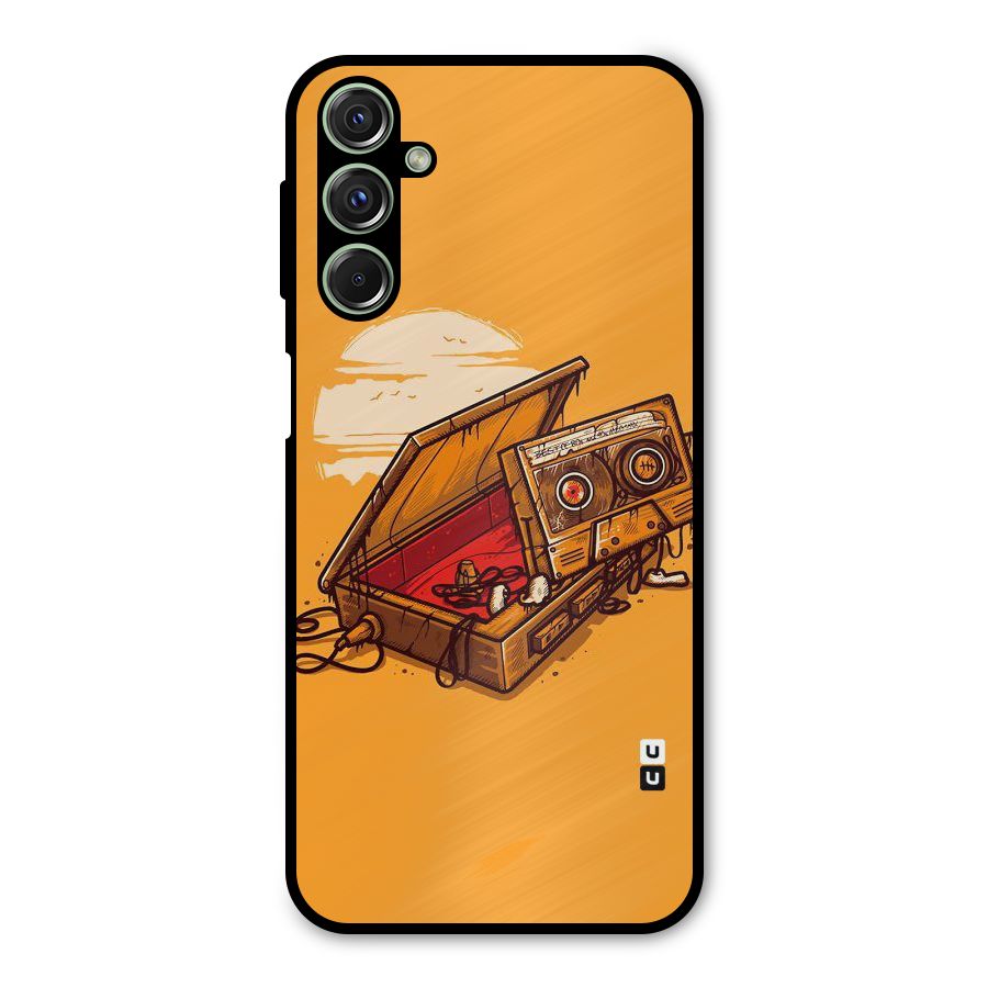Casette Box Metal Back Case for Galaxy F34