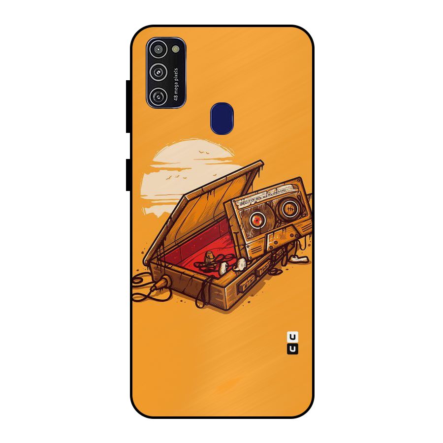Casette Box Metal Back Case for Galaxy M21
