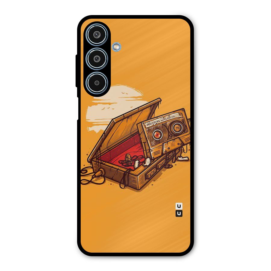 Casette Box Metal Back Case for Galaxy M35