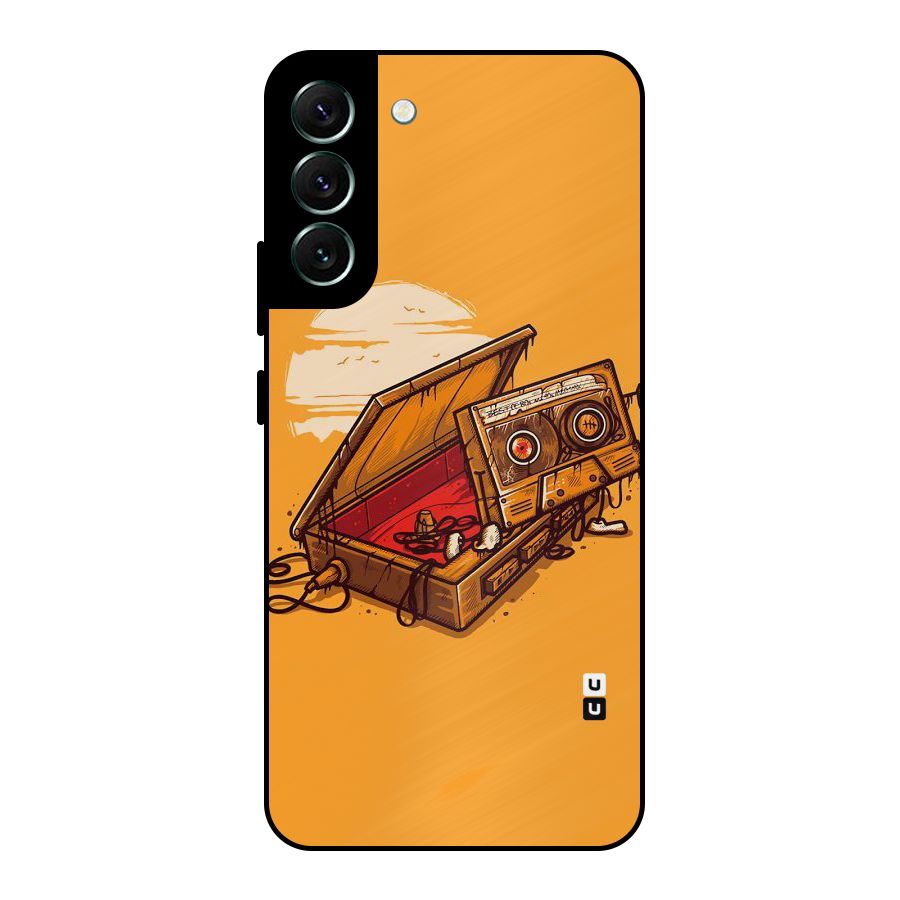 Casette Box Metal Back Case for Galaxy S22 Plus 5G