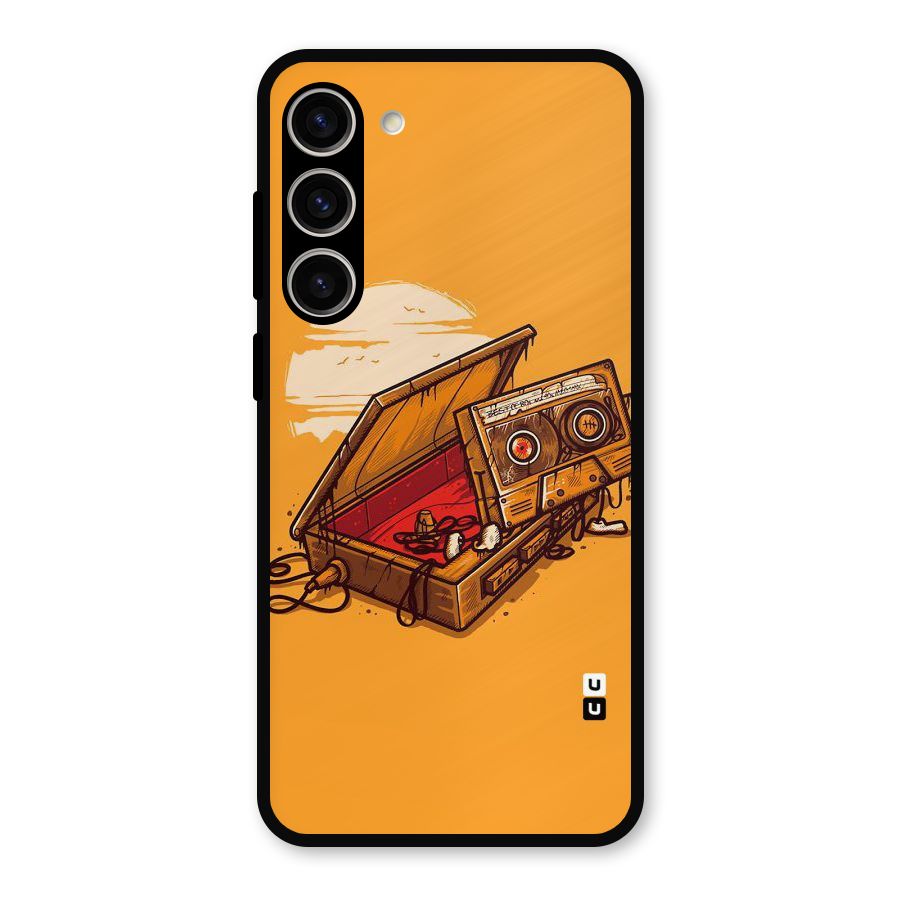 Casette Box Metal Back Case for Galaxy S23 Plus