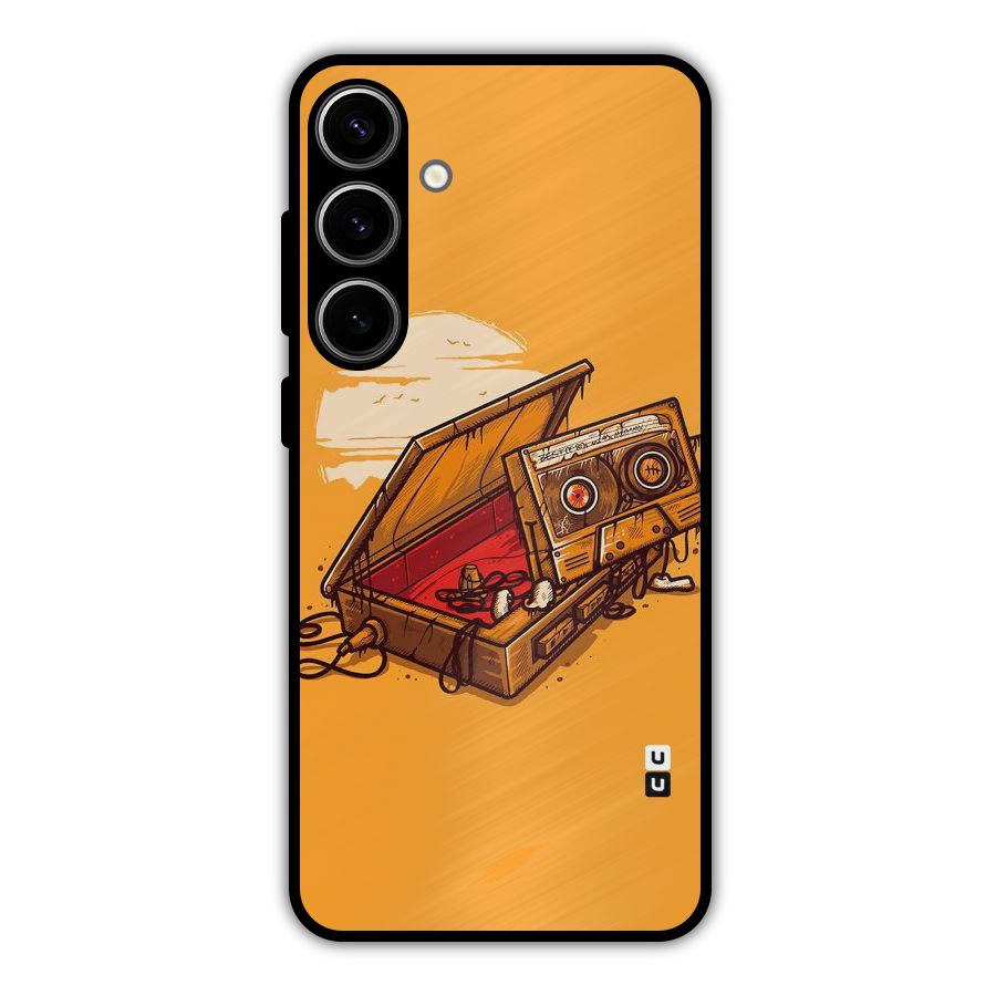 Casette Box Metal Back Case for Galaxy S24 Plus