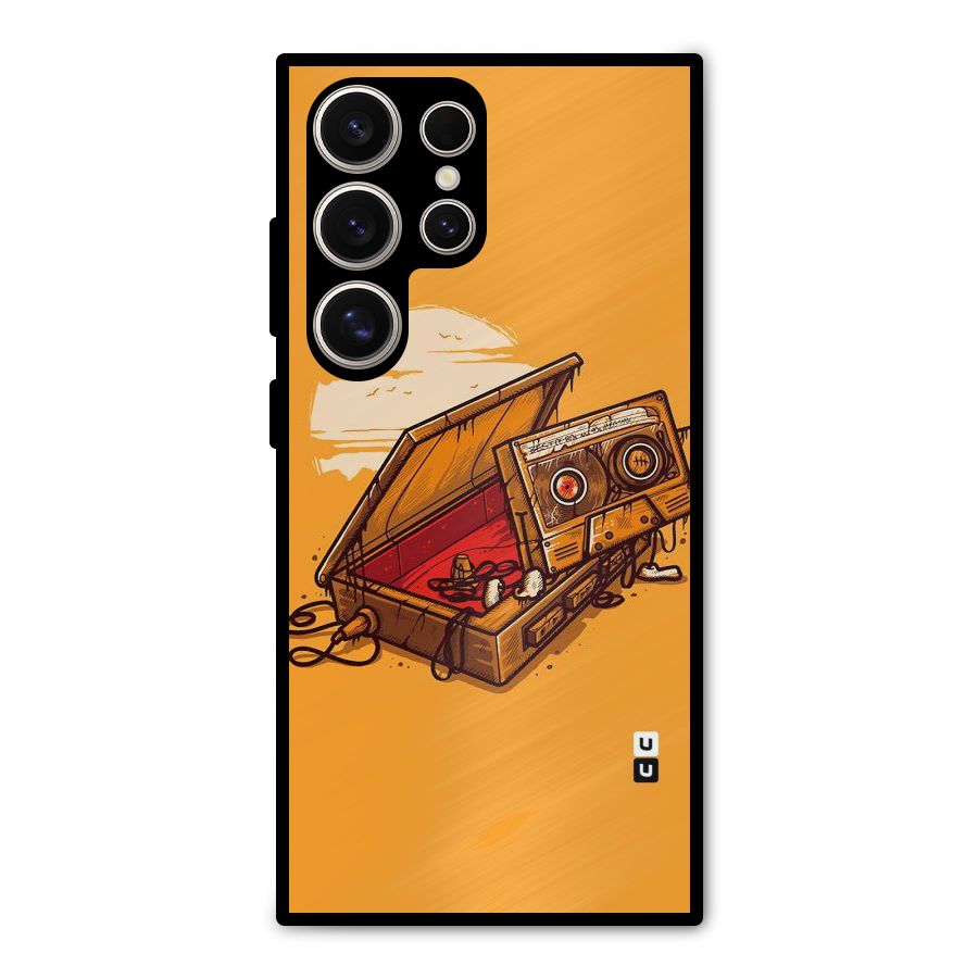 Casette Box Metal Back Case for Galaxy S24 Ultra