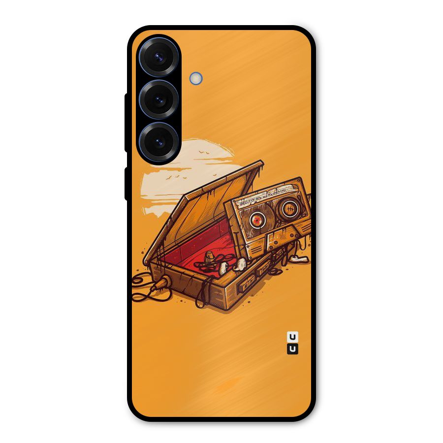 Casette Box Metal Back Case for Galaxy S25 Plus