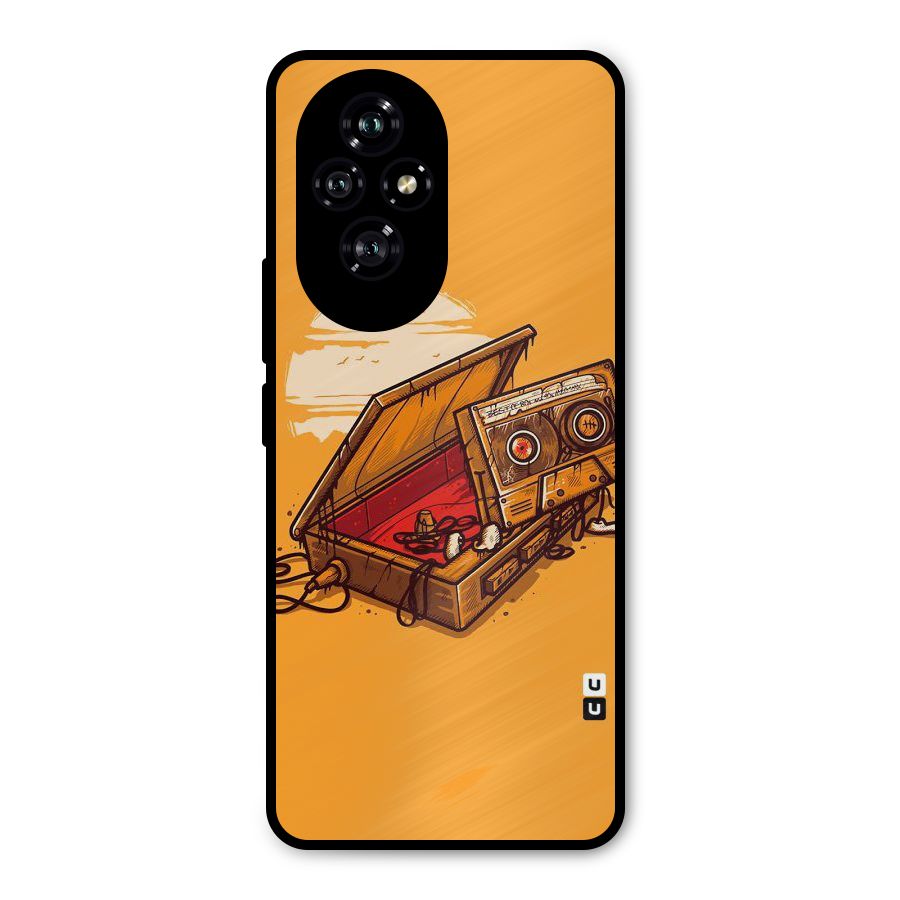 Casette Box Metal Back Case for Honor 200