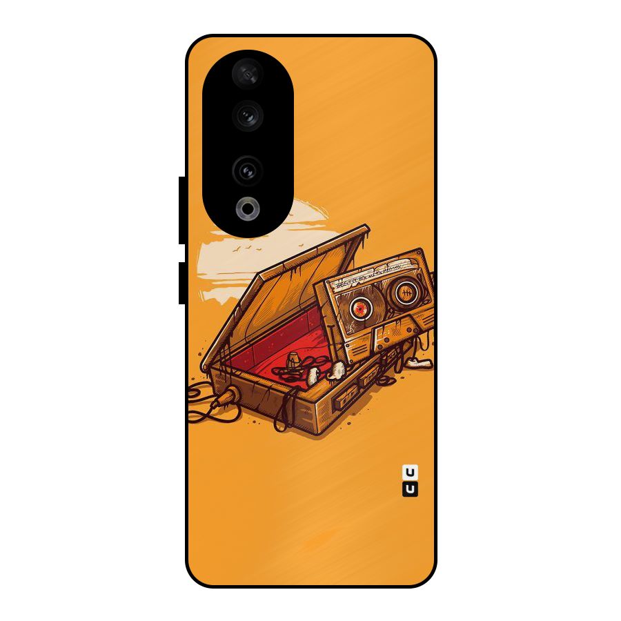Casette Box Metal Back Case for Honor 90