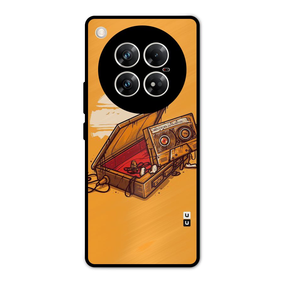 Casette Box Metal Back Case for Infinix Zero 40 5G