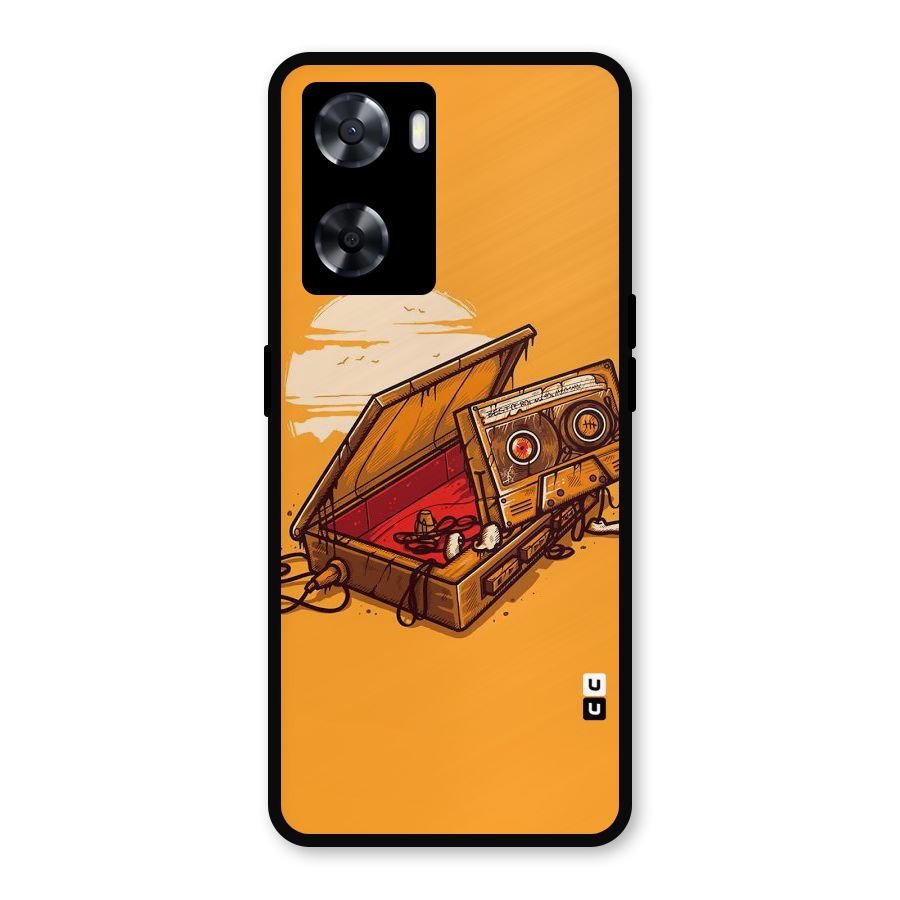 Casette Box Metal Back Case for Oppo A77