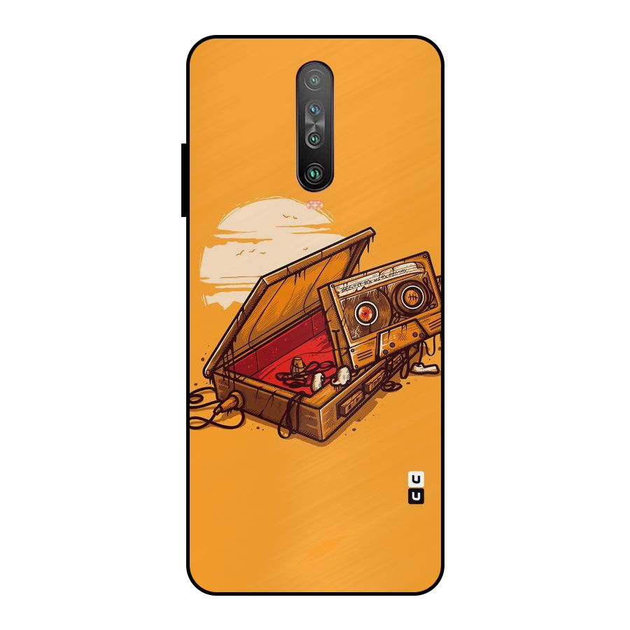 Casette Box Metal Back Case for Poco X2