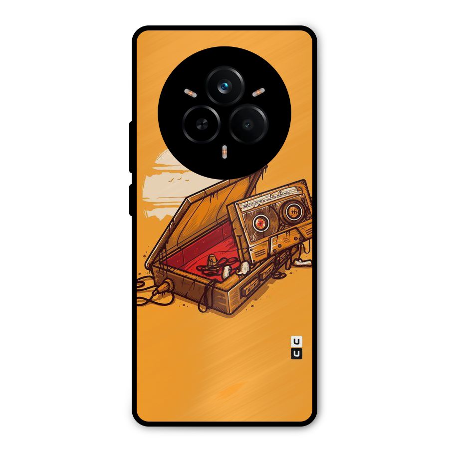 Casette Box Metal Back Case for Realme 14 Pro